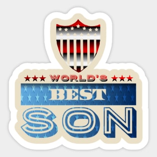 World's Best Son Sticker